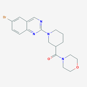 6-Bromo-2-[3-(morpholine-4-carbonyl)piperidin-1-yl]quinazoline