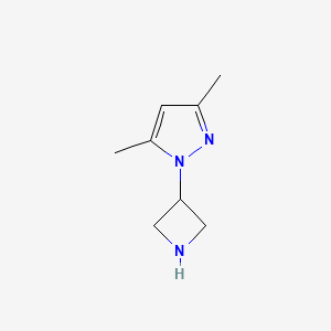 molecular formula C8H13N3 B1512010 1-(azetidin-3-yl)-3,5-dimethyl-1H-pyrazole CAS No. 1107627-17-7