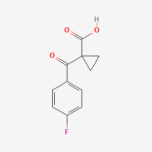 1-(4-Fluorobenzoyl)cyclopropanecarboxylic acid