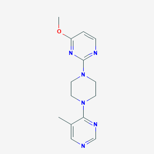 4-Methoxy-2-[4-(5-methylpyrimidin-4-yl)piperazin-1-yl]pyrimidine