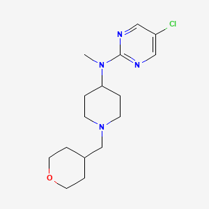 5-chloro-N-methyl-N-{1-[(oxan-4-yl)methyl]piperidin-4-yl}pyrimidin-2-amine