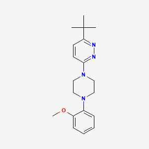 3-Tert-butyl-6-[4-(2-methoxyphenyl)piperazin-1-yl]pyridazine