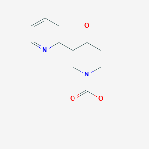 molecular formula C15H20N2O3 B1512040 1-Boc-3-(2'-pyridyl)-piperidin-4-one 