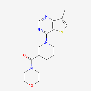 4-(1-{7-Methylthieno[3,2-d]pyrimidin-4-yl}piperidine-3-carbonyl)morpholine