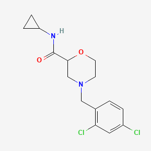 N-cyclopropyl-4-[(2,4-dichlorophenyl)methyl]morpholine-2-carboxamide