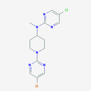 N-[1-(5-bromopyrimidin-2-yl)piperidin-4-yl]-5-chloro-N-methylpyrimidin-2-amine