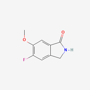 molecular formula C9H8FNO2 B1512064 5-Fluoro-6-methoxyisoindolin-1-one CAS No. 1007455-24-4