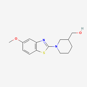 [1-(5-Methoxy-1,3-benzothiazol-2-yl)piperidin-3-yl]methanol