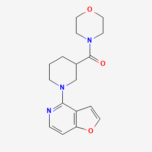 4-(1-{Furo[3,2-c]pyridin-4-yl}piperidine-3-carbonyl)morpholine