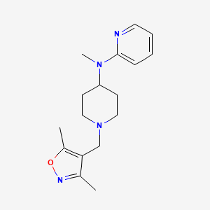 N-{1-[(3,5-dimethyl-1,2-oxazol-4-yl)methyl]piperidin-4-yl}-N-methylpyridin-2-amine