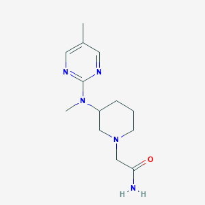 2-{3-[Methyl(5-methylpyrimidin-2-yl)amino]piperidin-1-yl}acetamide