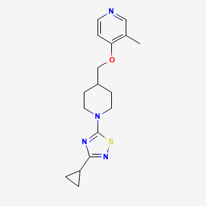 4-{[1-(3-Cyclopropyl-1,2,4-thiadiazol-5-yl)piperidin-4-yl]methoxy}-3-methylpyridine