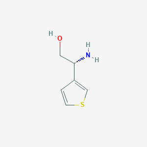 molecular formula C6H9NOS B1512080 (R)-2-amino-2-thiophen-3-yl-ethanol 