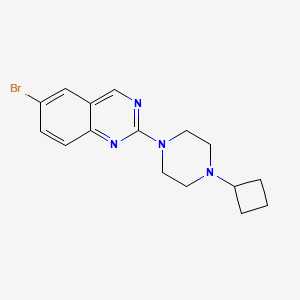 6-Bromo-2-(4-cyclobutylpiperazin-1-yl)quinazoline