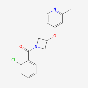 4-{[1-(2-Chlorobenzoyl)azetidin-3-yl]oxy}-2-methylpyridine