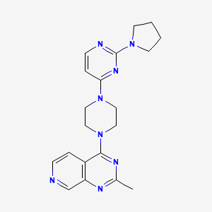 4-(4-{2-Methylpyrido[3,4-d]pyrimidin-4-yl}piperazin-1-yl)-2-(pyrrolidin-1-yl)pyrimidine