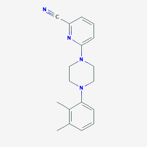 6-[4-(2,3-Dimethylphenyl)piperazin-1-yl]pyridine-2-carbonitrile