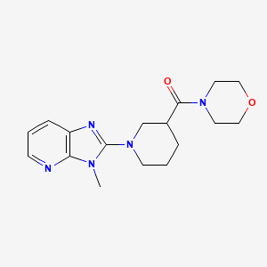 4-(1-{3-methyl-3H-imidazo[4,5-b]pyridin-2-yl}piperidine-3-carbonyl)morpholine