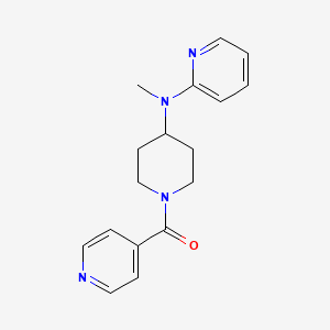 N-methyl-N-[1-(pyridine-4-carbonyl)piperidin-4-yl]pyridin-2-amine