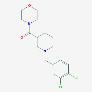 4-{1-[(3,4-Dichlorophenyl)methyl]piperidine-3-carbonyl}morpholine