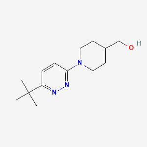 molecular formula C14H23N3O B15121107 [1-(6-Tert-butylpyridazin-3-yl)piperidin-4-yl]methanol 