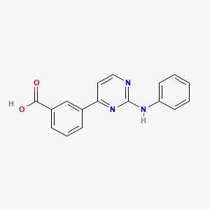 3-(2-Anilinopyrimidin-4-yl)benzoic acid