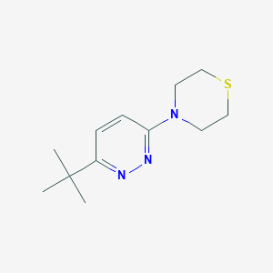 4-(6-Tert-butylpyridazin-3-yl)thiomorpholine