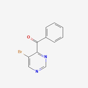 (5-Bromopyrimidin-4-yl)(phenyl)methanone