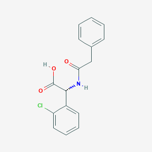 molecular formula C16H14ClNO3 B1512120 (R)-(2-氯苯基)-苯乙酰氨基乙酸 CAS No. 1098100-07-2