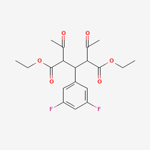 Diethyl 2,4-diacetyl-3-(3,5-difluorophenyl)pentanedioate