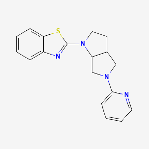 2-[5-(Pyridin-2-yl)-octahydropyrrolo[2,3-c]pyrrol-1-yl]-1,3-benzothiazole