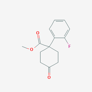 Methyl 1-(2-fluorophenyl)-4-oxocyclohexanecarboxylate