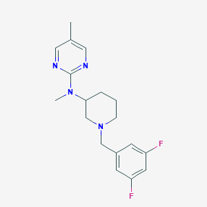 N-{1-[(3,5-difluorophenyl)methyl]piperidin-3-yl}-N,5-dimethylpyrimidin-2-amine