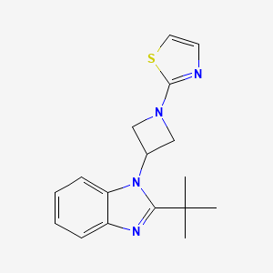 2-tert-butyl-1-[1-(1,3-thiazol-2-yl)azetidin-3-yl]-1H-1,3-benzodiazole