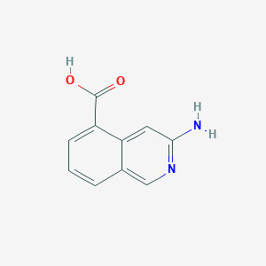 molecular formula C10H8N2O2 B1512158 3-氨基异喹啉-5-羧酸 CAS No. 1337880-90-6