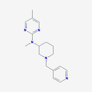 N,5-dimethyl-N-{1-[(pyridin-4-yl)methyl]piperidin-3-yl}pyrimidin-2-amine