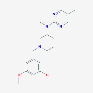 N-{1-[(3,5-dimethoxyphenyl)methyl]piperidin-3-yl}-N,5-dimethylpyrimidin-2-amine