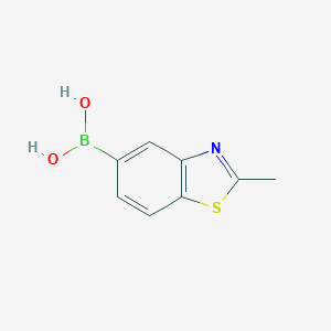 molecular formula C8H8BNO2S B151216 2-甲基苯并噻唑-5-硼酸 CAS No. 590417-67-7