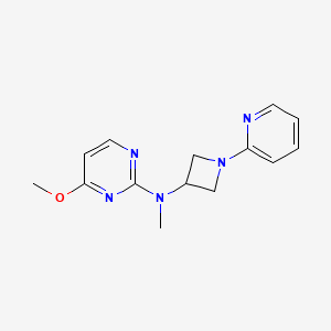 4-methoxy-N-methyl-N-[1-(pyridin-2-yl)azetidin-3-yl]pyrimidin-2-amine