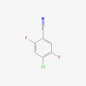 molecular formula C7H2ClF2N B151217 4-氯-2,5-二氟苯甲腈 CAS No. 135748-35-5