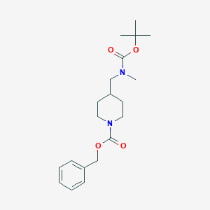 Benzyl 4-(((tert-butoxycarbonyl)(methyl)amino)methyl)piperidine-1-carboxylate