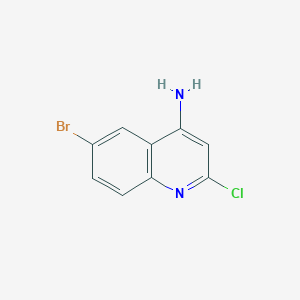 6-Bromo-2-chloroquinolin-4-amine
