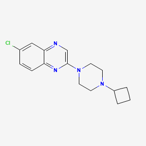 6-Chloro-2-(4-cyclobutylpiperazin-1-yl)quinoxaline