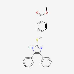 Methyl 4-{[(4,5-diphenyl-1H-imidazol-2-YL)sulfanyl]methyl}benzoate