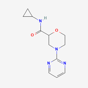 N-cyclopropyl-4-(pyrimidin-2-yl)morpholine-2-carboxamide