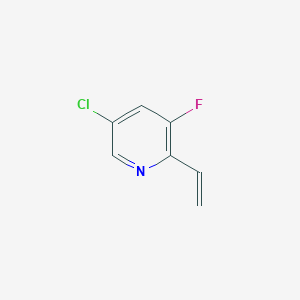 molecular formula C7H5ClFN B1512190 5-Chloro-3-fluoro-2-vinylpyridine CAS No. 1374652-70-6