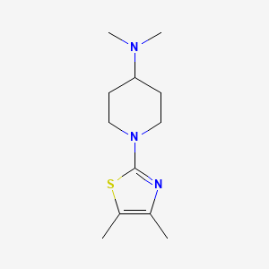 1-(4,5-dimethyl-1,3-thiazol-2-yl)-N,N-dimethylpiperidin-4-amine