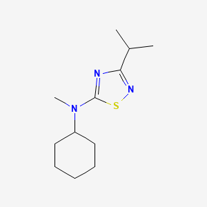 N-cyclohexyl-N-methyl-3-(propan-2-yl)-1,2,4-thiadiazol-5-amine