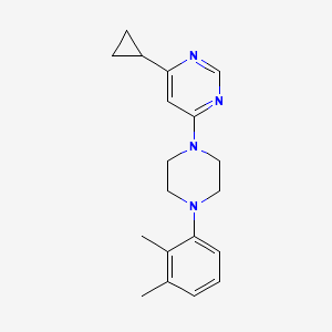 4-Cyclopropyl-6-[4-(2,3-dimethylphenyl)piperazin-1-yl]pyrimidine