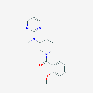 N-[1-(2-methoxybenzoyl)piperidin-3-yl]-N,5-dimethylpyrimidin-2-amine